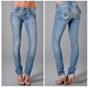 Hudson "Marilyn" Light Wash Skinny Jean 28